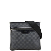 ルイ ヴィトン ダミエ グラフィット トマス 斜め掛け ショルダーバッグ N58028 ブラック PVC レザー レディース LOUIS VUITTON 【中古】